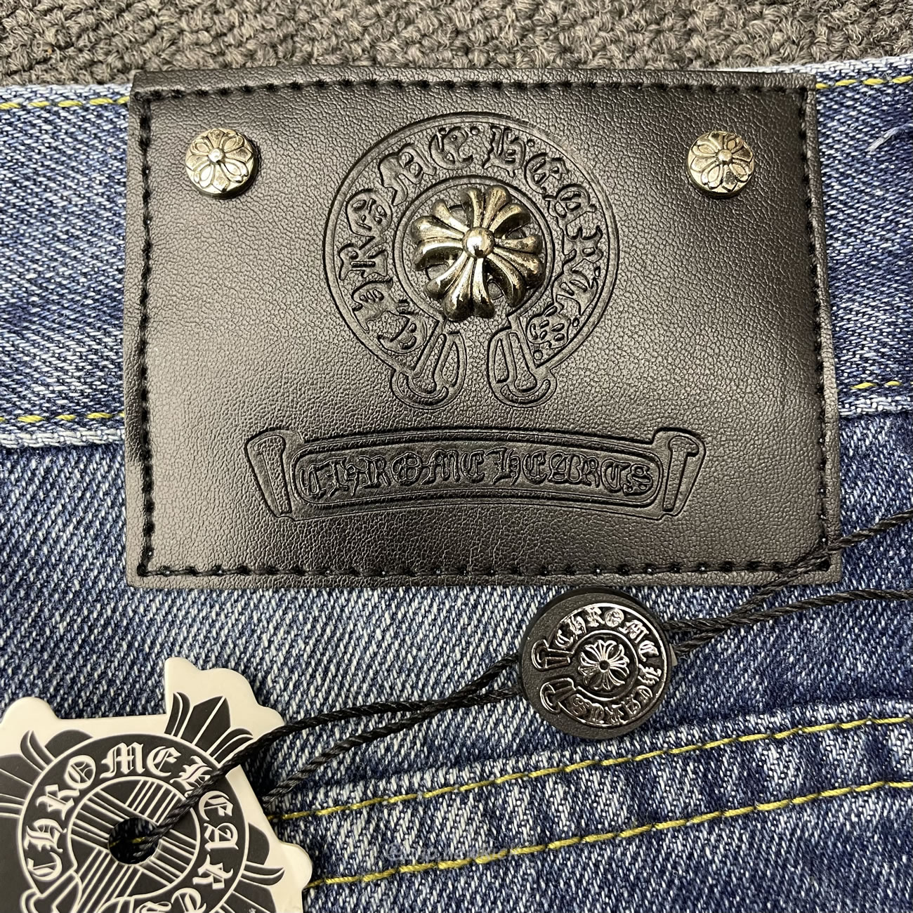 Chrome Hearts Blue Jeans Cross Patch (6) - www.newkick.vip